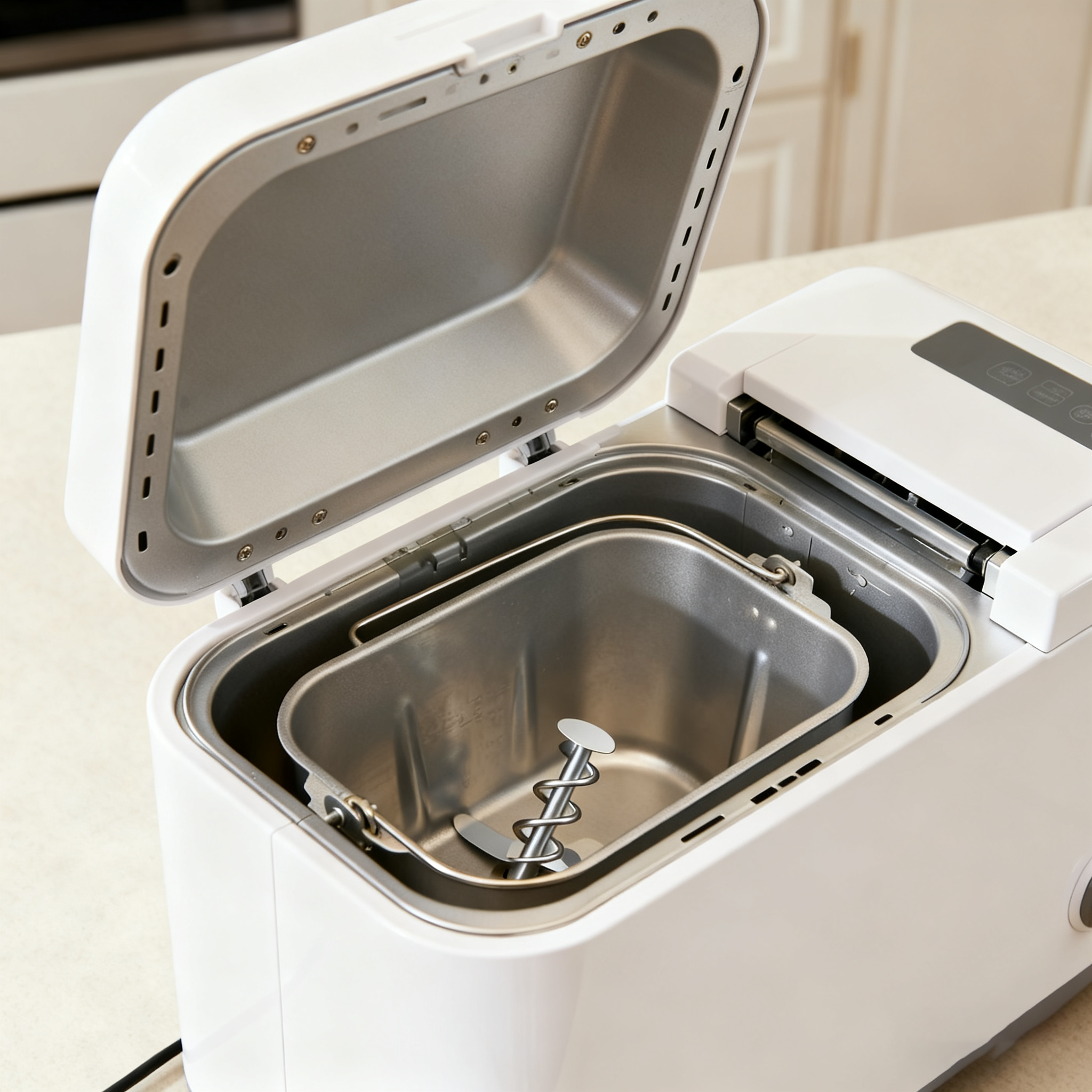 2LB Fully Automatic Bread Maker - Brand-Free Universal Household Appliance for Easy Baking