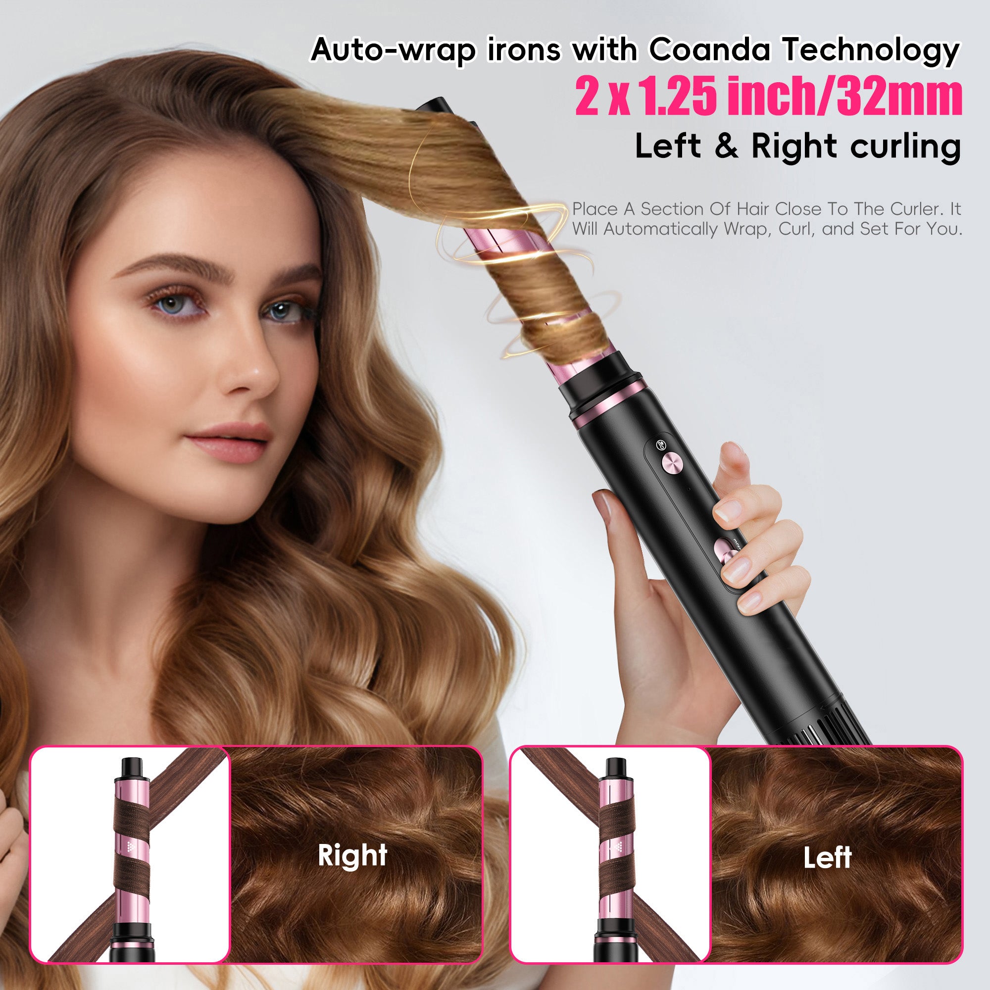 NICEBAY Hair Dryer Brush, Blow Dryer Brush with 110000RPM Brushless Motor, Fast Drying Curling Volumizing Straightening Styling