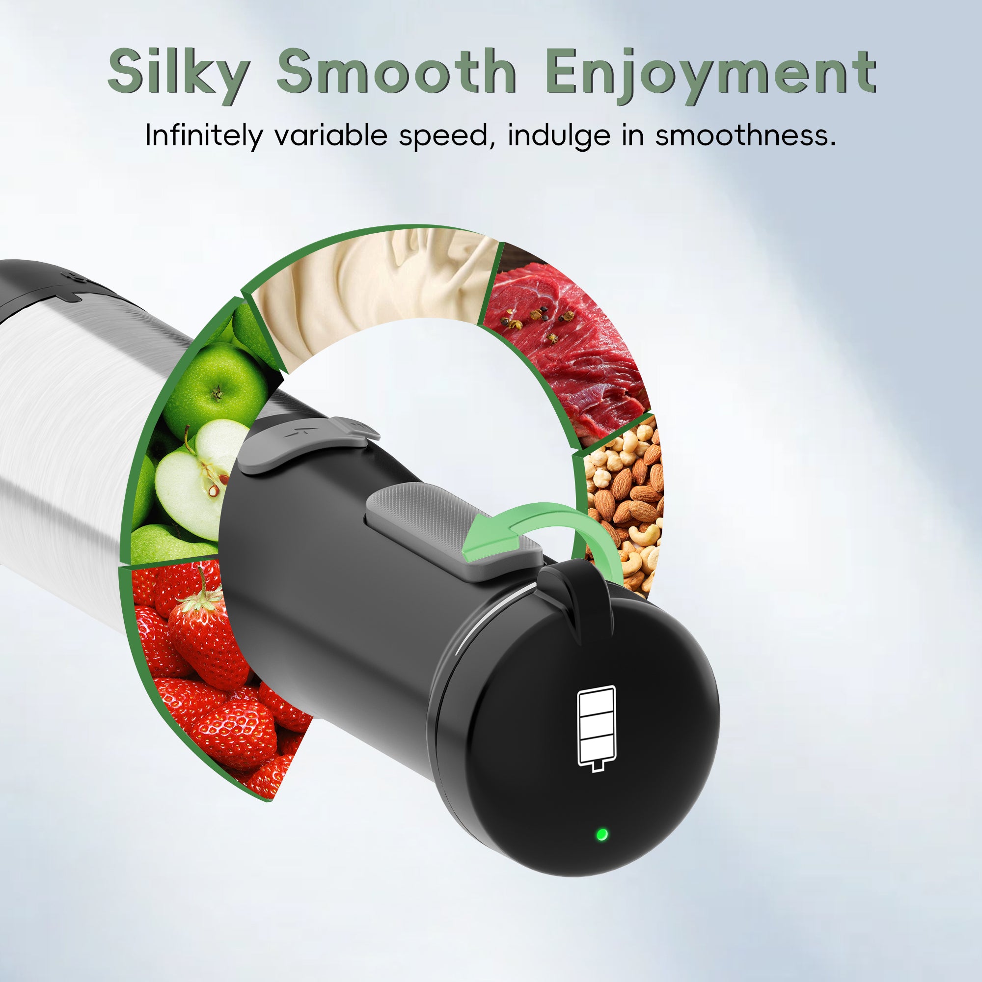 WHALL Immersion Blender,Handheld Blender with Whisk, Milk Frother