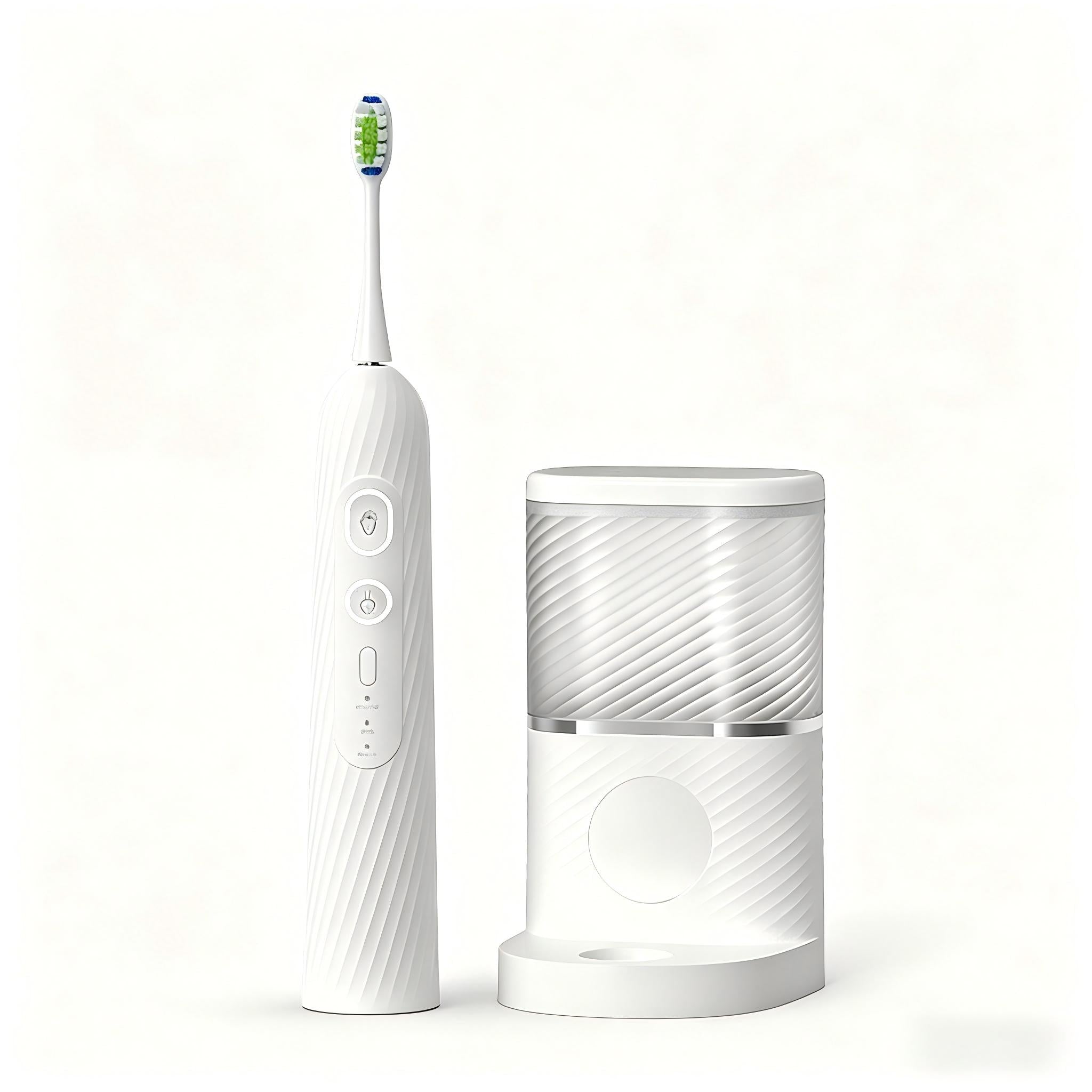NICEBAY Flossing Electric Toothbrush with Water Flosser Combo In One