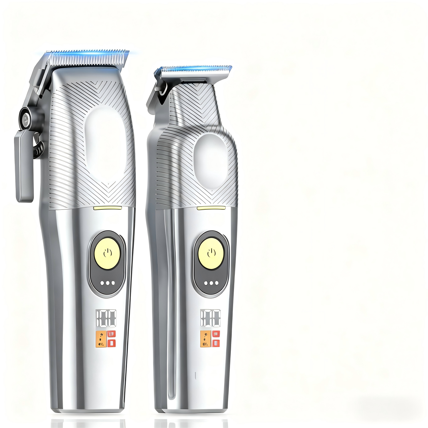 NICEBAY Professional Hair Clippers for Men, Cordless Barber Clippers and Trimmer Set with Storage Stand, Sharp Blades, Smart LED Display, Type-C Charging, Long Runtime, Gifts for Men