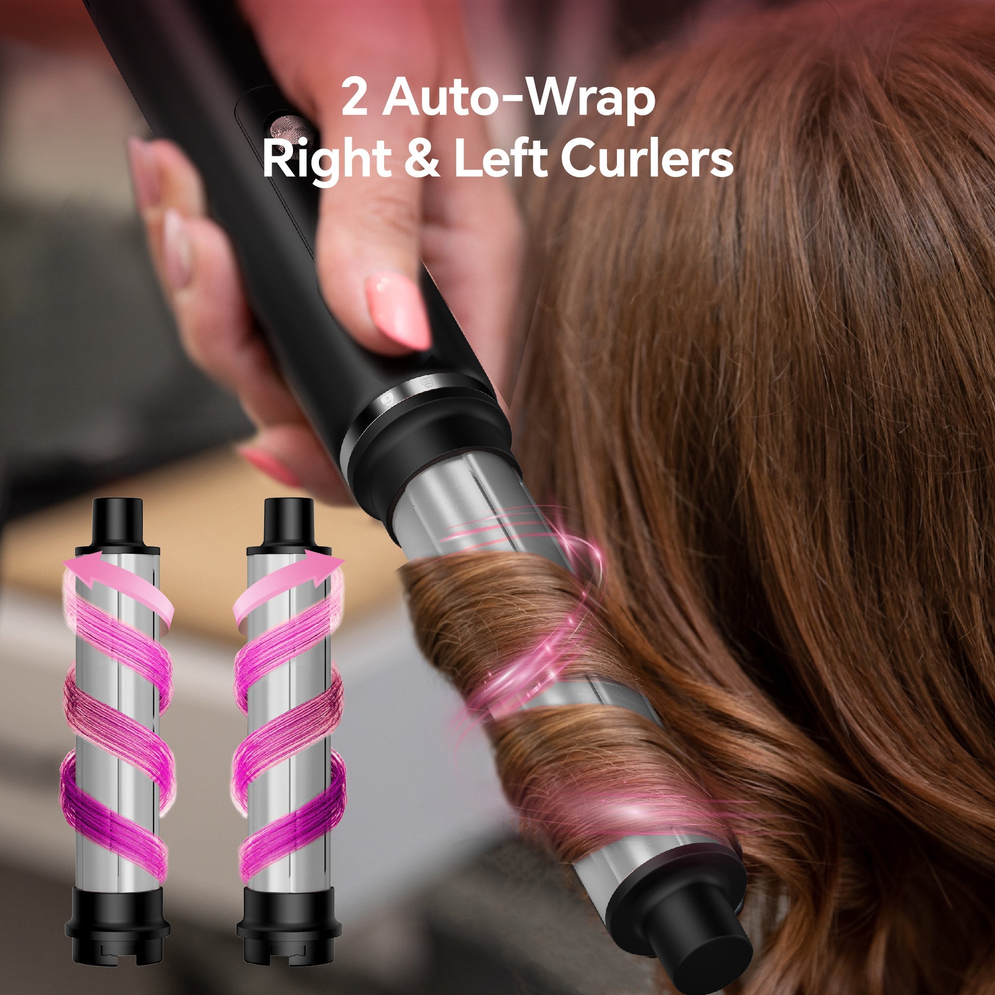 NICEBAY Hair Dryer Brush, Hot Air Brush with 110000RPM Brushless Motor,Dryer Brush Set for Straightening