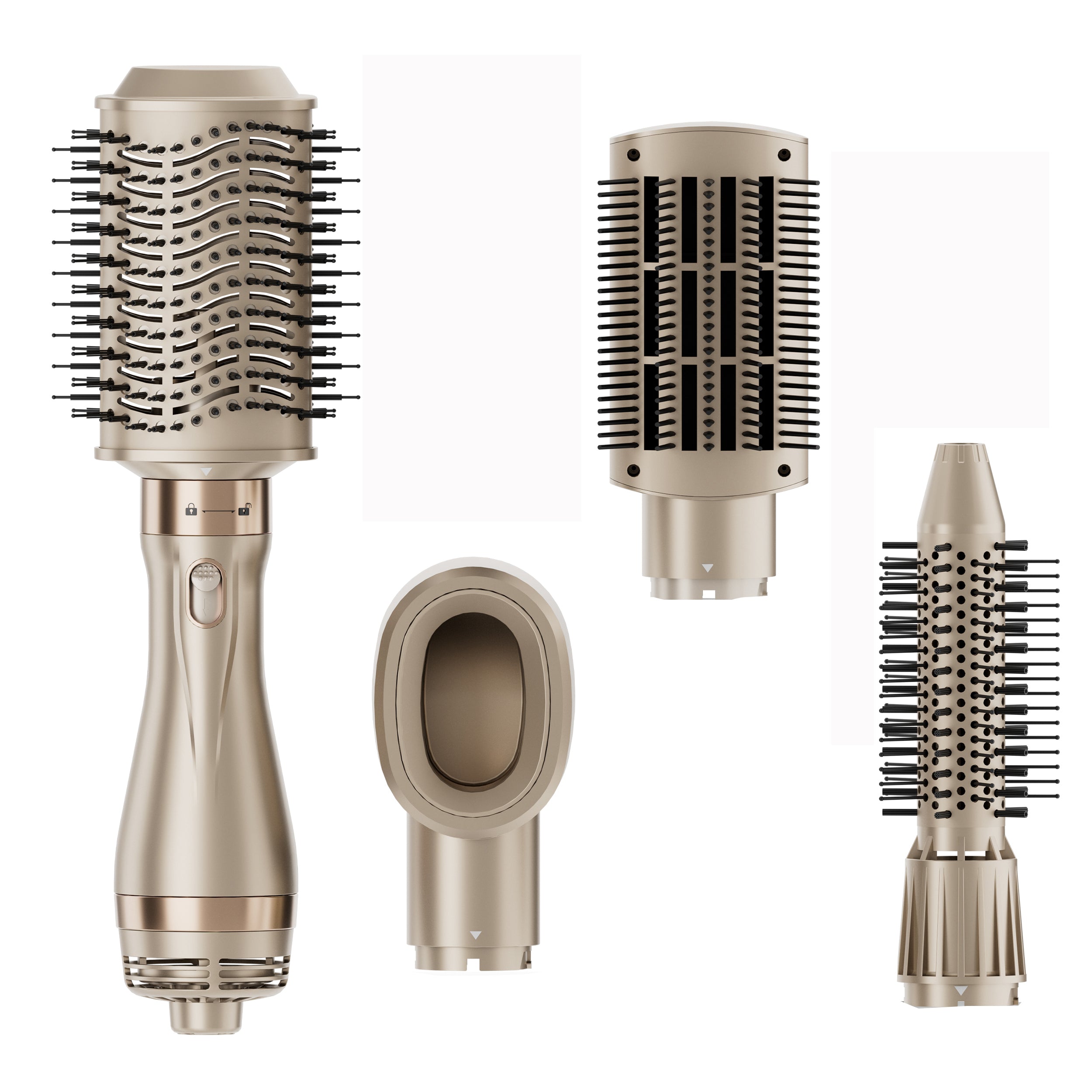 Hot Air Brush, Hair Blow Dryer Brush, Lightweight Volume for Smooth, Straight, Curl Blowout Styles