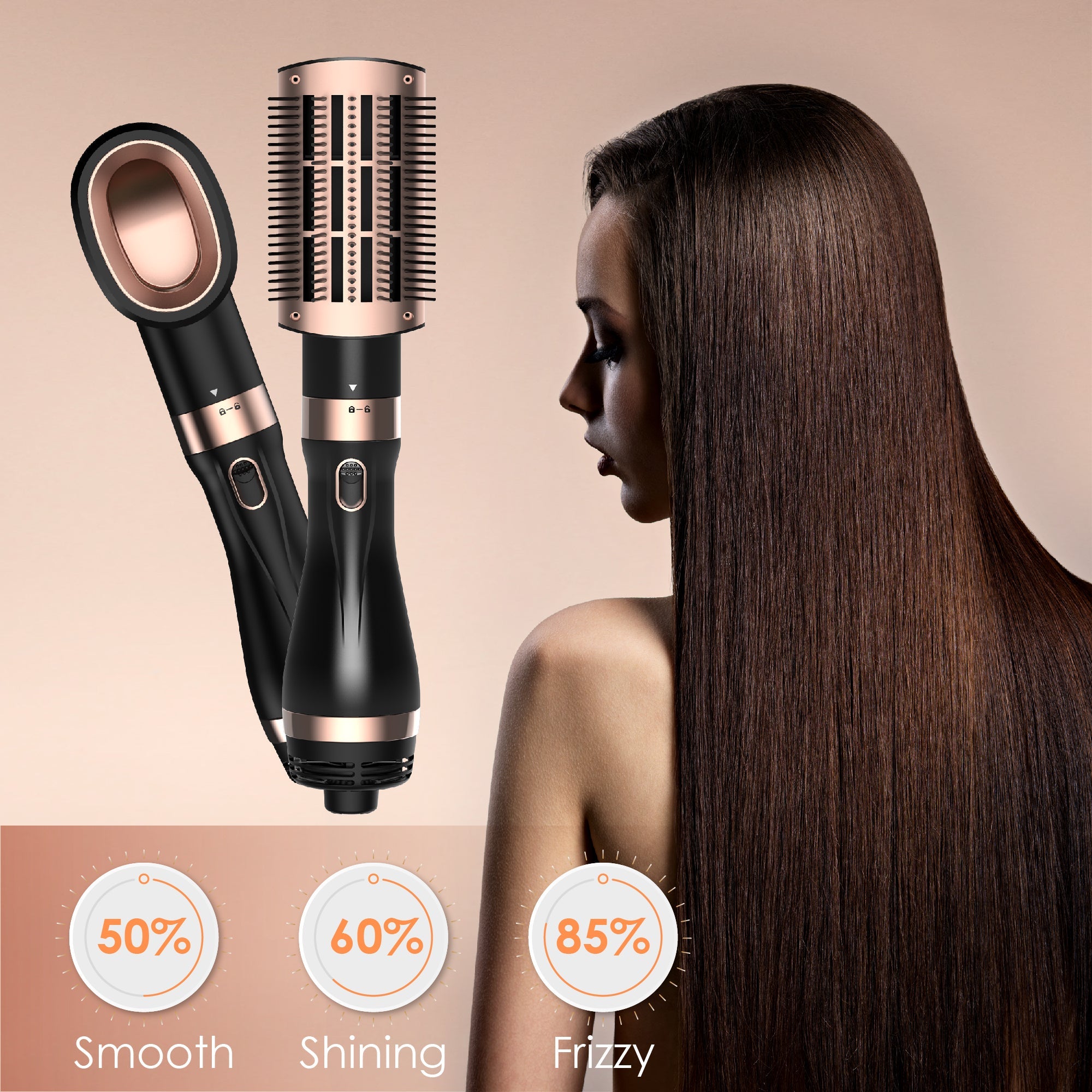 NICEBAY Hair Dryer Brush,Hot Air Brush for Salon-Worthy Volume in One Step