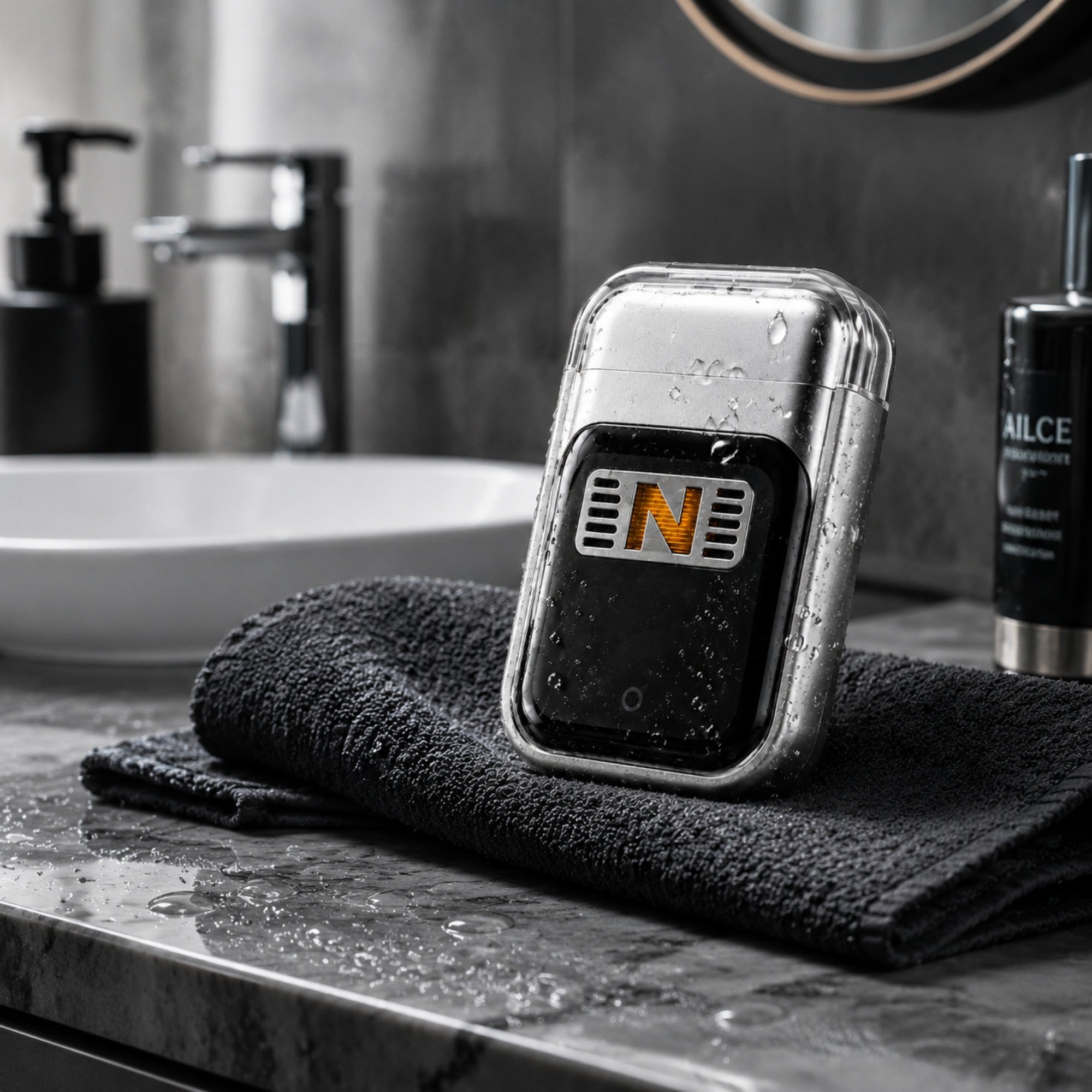 NICEBAY Electric Shaver for Men, Foil Shaver with Linear Reciprocating Motor, Wet Dry Electric Razor, Waterproof Rechargeable Shaver