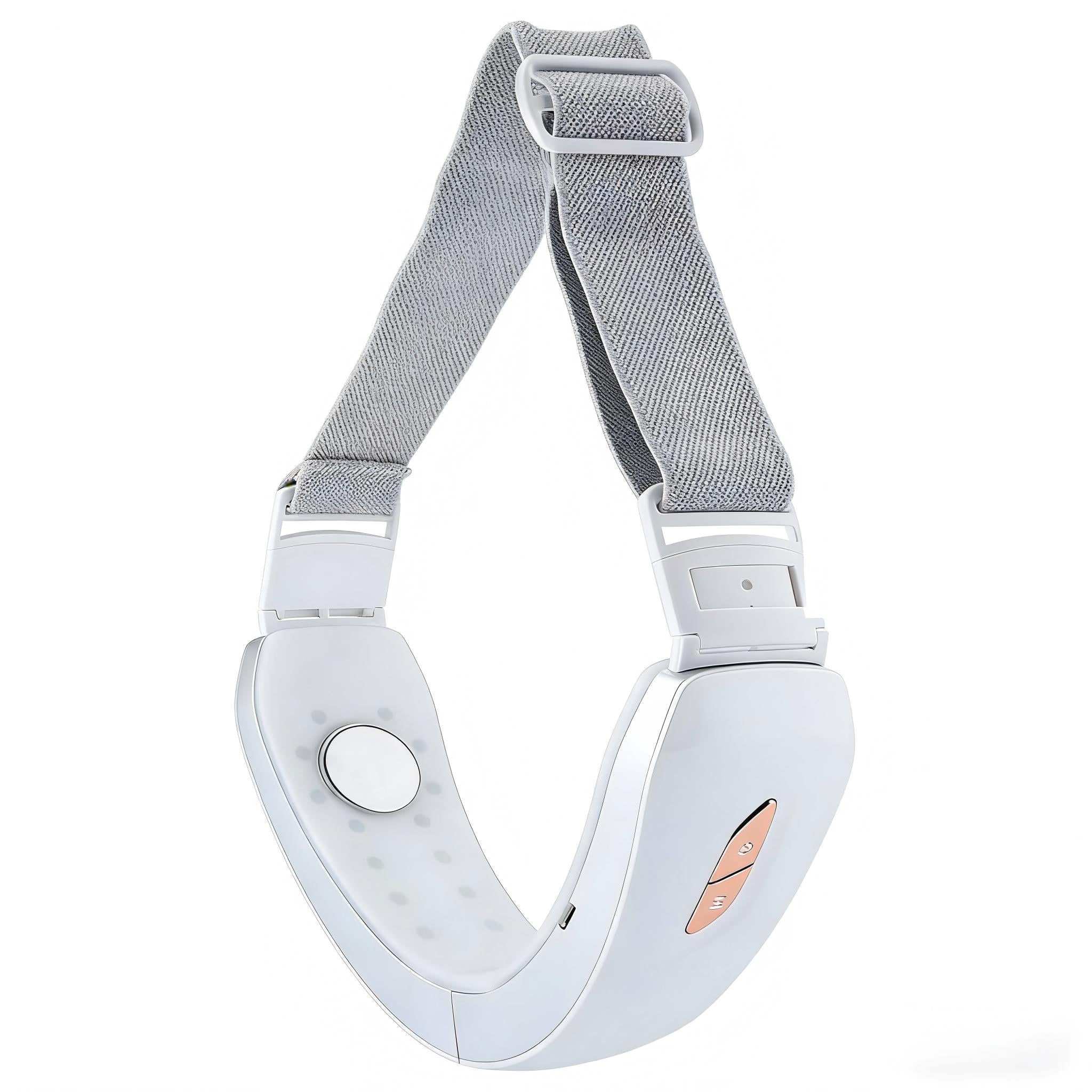 NICEBAY Electric V-Face Shaper, Red and Blue Light Facial and Neck Beauty Device, Microcurrent Double Chin Reducer for Skin Care, Facial Lifting, Improvement, Smoothing, and Firming.