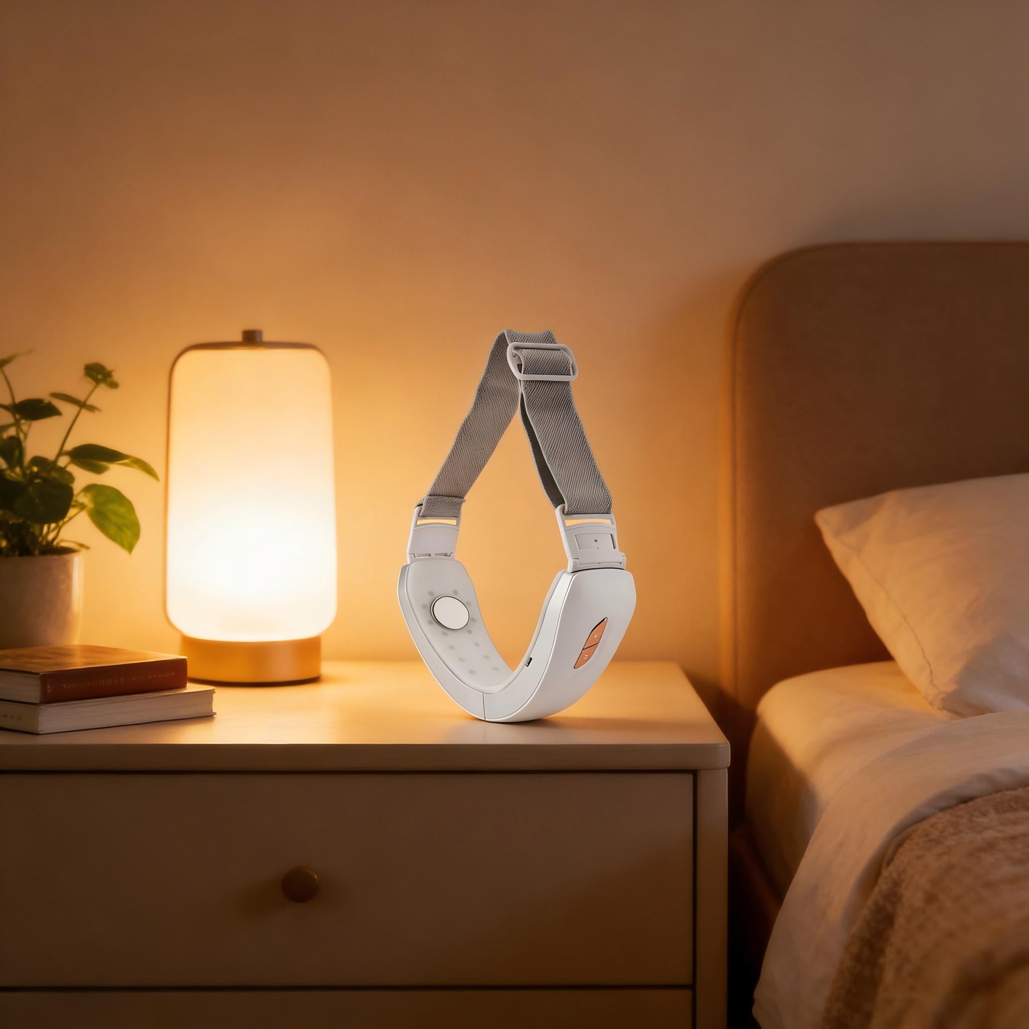 NICEBAY Electric V-Face Shaper, Red and Blue Light Facial and Neck Beauty Device, Microcurrent Double Chin Reducer for Skin Care, Facial Lifting, Improvement, Smoothing, and Firming.