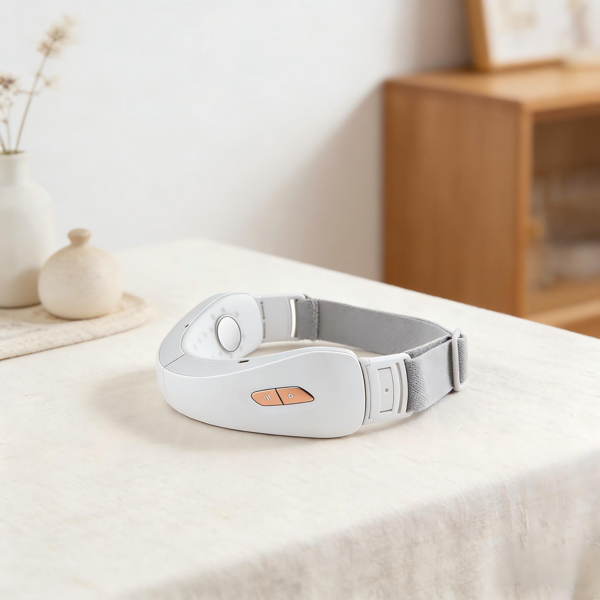 NICEBAY Electric V-Face Shaper, Red and Blue Light Facial and Neck Beauty Device, Microcurrent Double Chin Reducer for Skin Care, Facial Lifting, Improvement, Smoothing, and Firming.