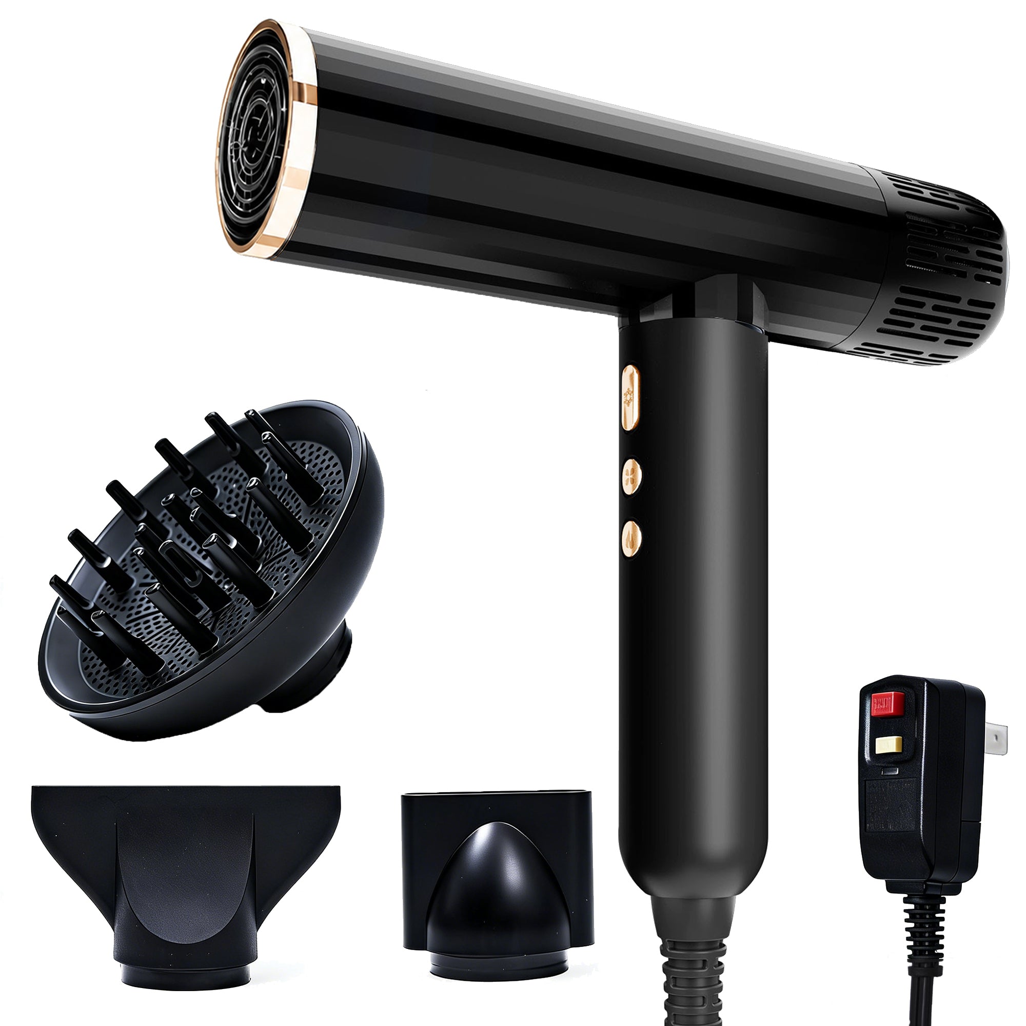 SKIMI Ionic Hair Dryer, High Speed 110000RPM Blow Dryer, Hair Blow Dryer with Diffuser for Women