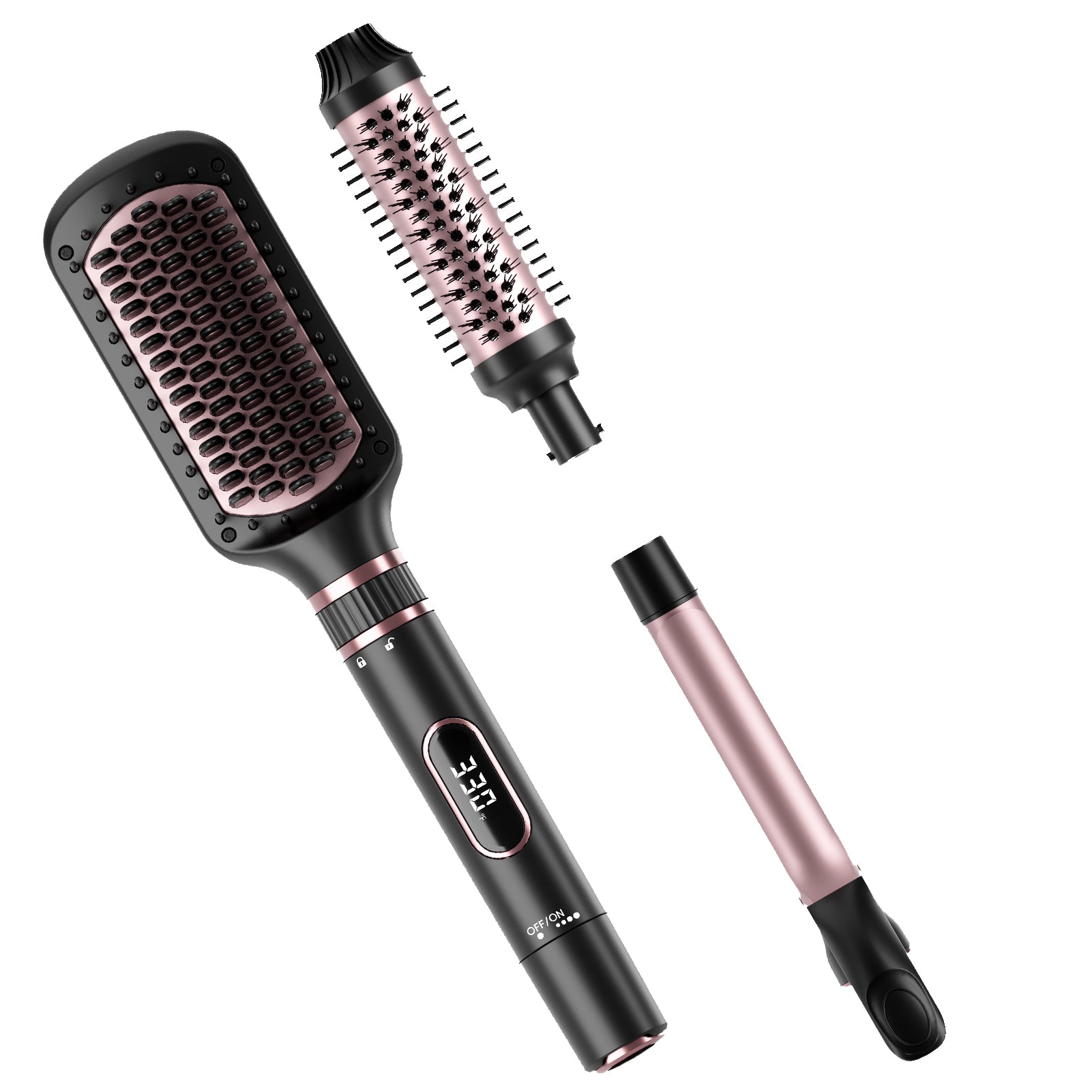 Nicebay Curling Iron, Professional Interchangeable Ceramic Curling Wands