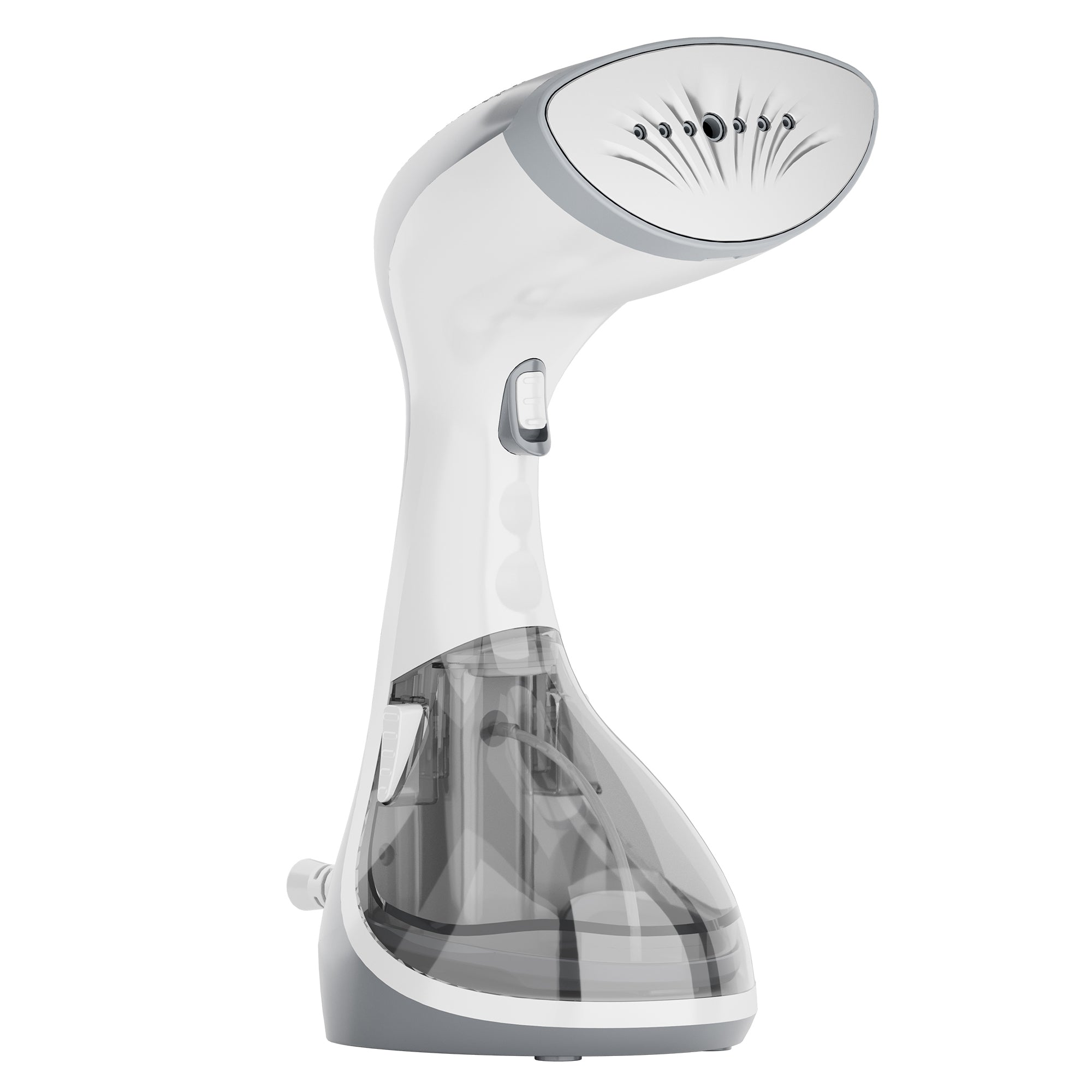 WHALL Handheld Steamer, Steam/Dry Iron 2-in-1, 1200W Fast Heat Wrinkle Remover, Portable with Brush for Clothes/Travel