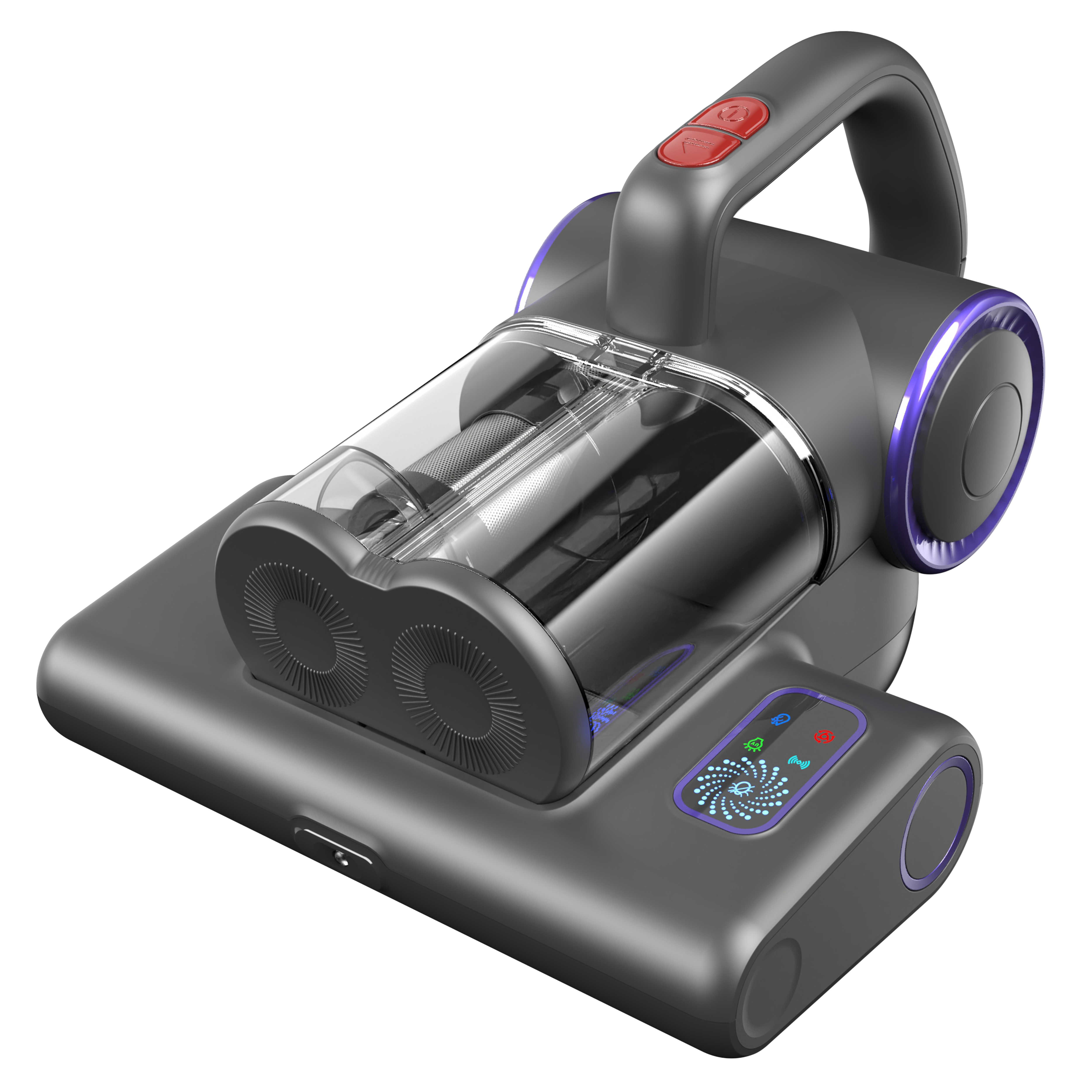 WHALL 500W Mattress Vacuum, Powerful 16Kpa with 253.7nm UV-C Lamp, 140°F Heat & HEPA, Ultrasonic Handheld for Bed/Sofa/Crib