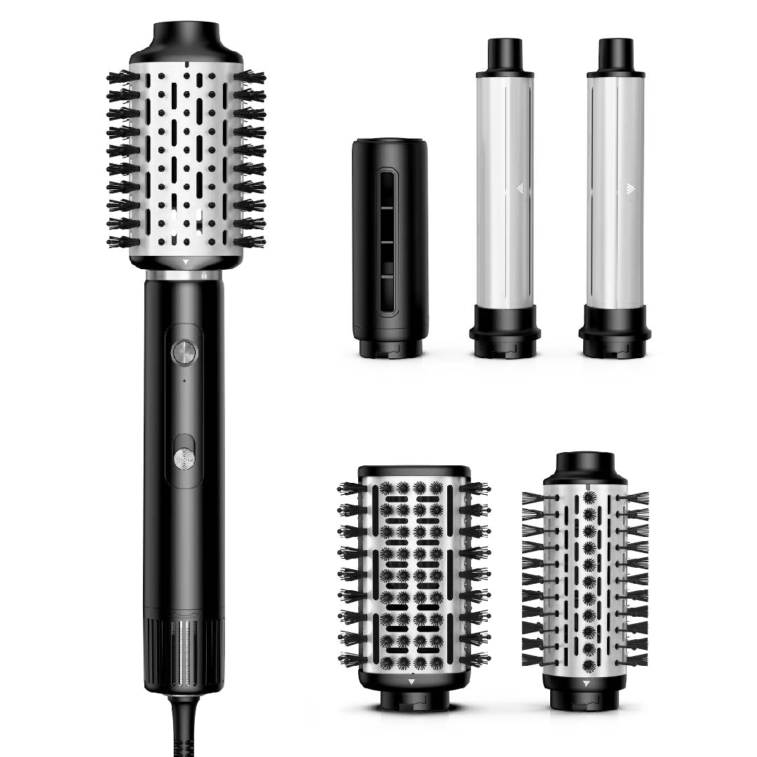 NICEBAY Hair Dryer Brush, Hot Air Brush with 110000RPM Brushless Motor,Dryer Brush Set for Straightening