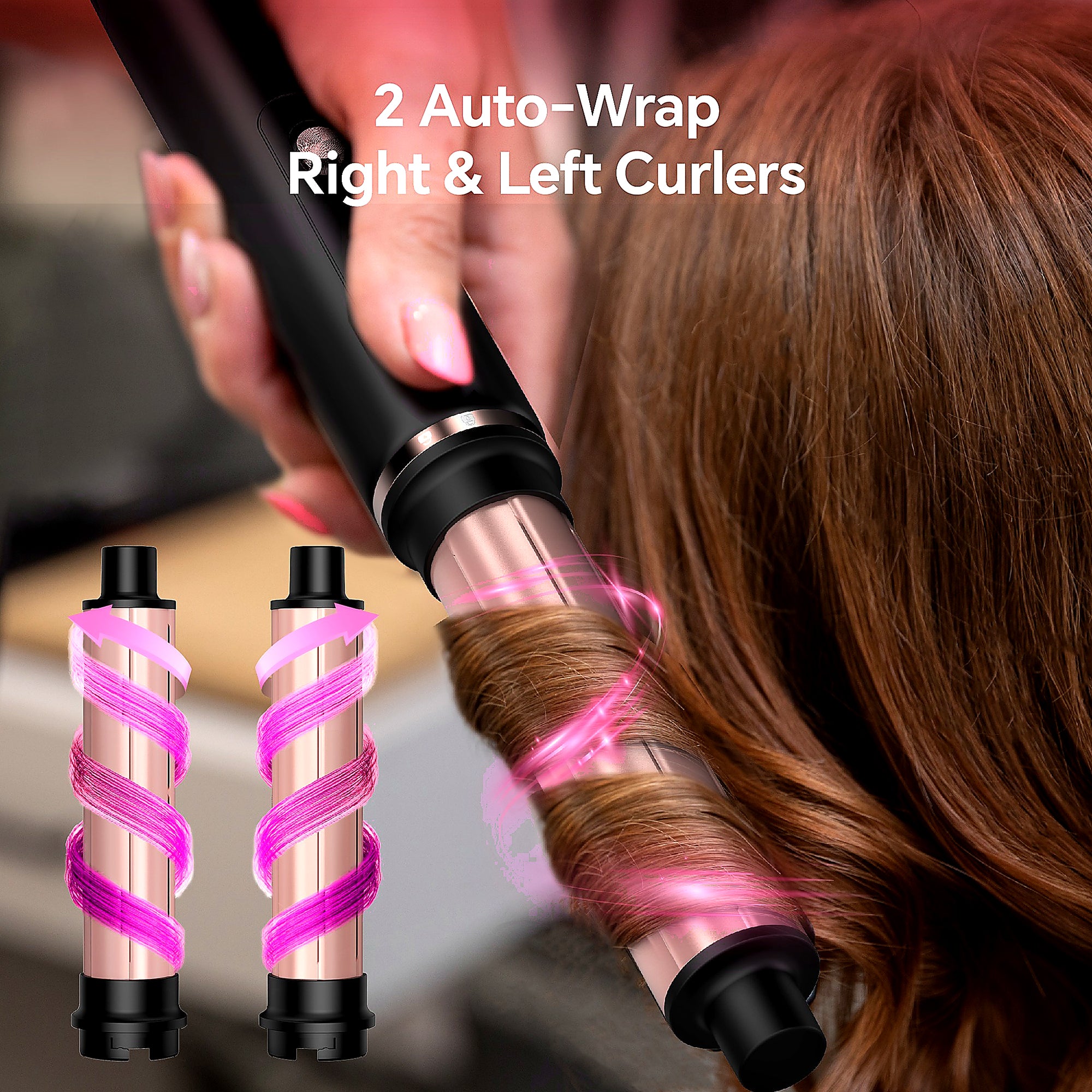 NICEBAY Hair Dryer Brush, Hot Air Brush with 110000RPM Brushless Motor, Blowout Dryer Brush 1300W,Hair Curling Iron