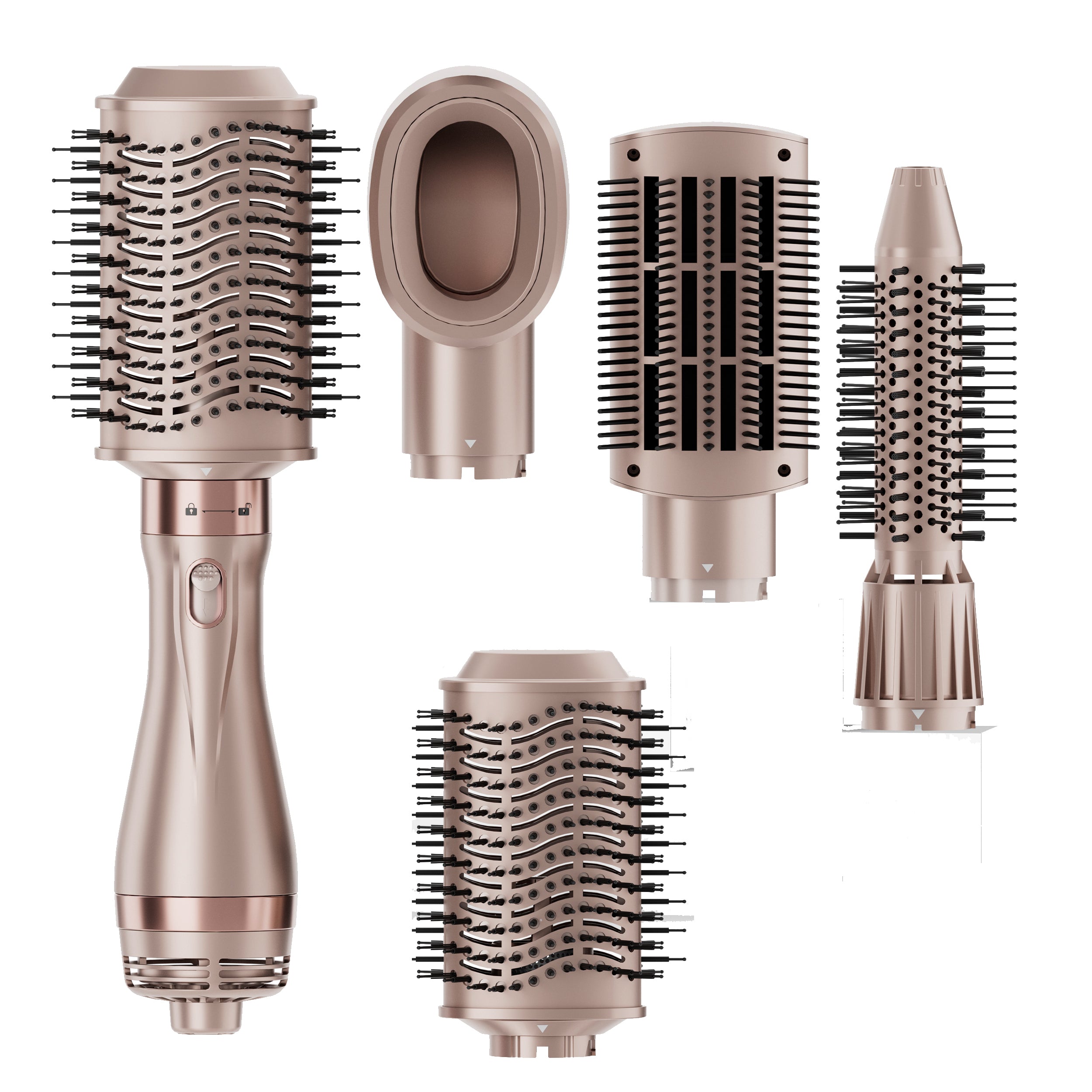 Hair Dryer Brush, Hair Dryer and Styler Volumizer Professional Hot Air Brush with Negative Ion Anti-frizz Blowout for Drying
