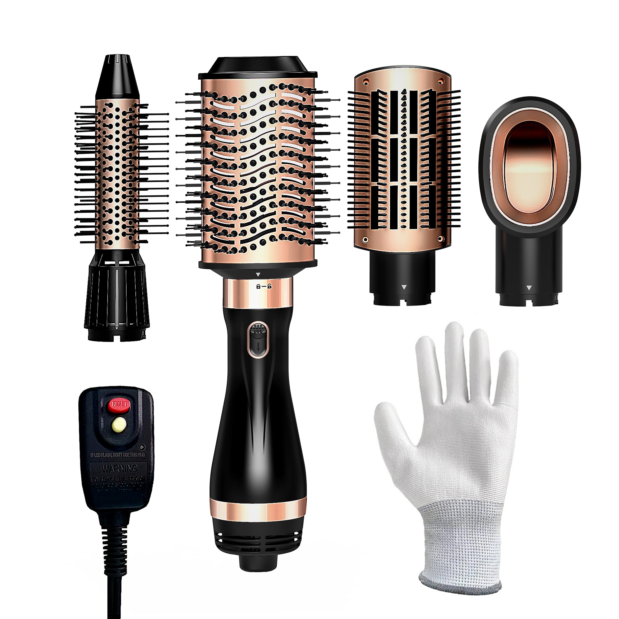 SKIMI Hair Dryer Brush, Hot Air Brush, Blow Dryer Brush Tool Set Straightener/Dryer/Curling Plastic, Round Brush Hair Dryer