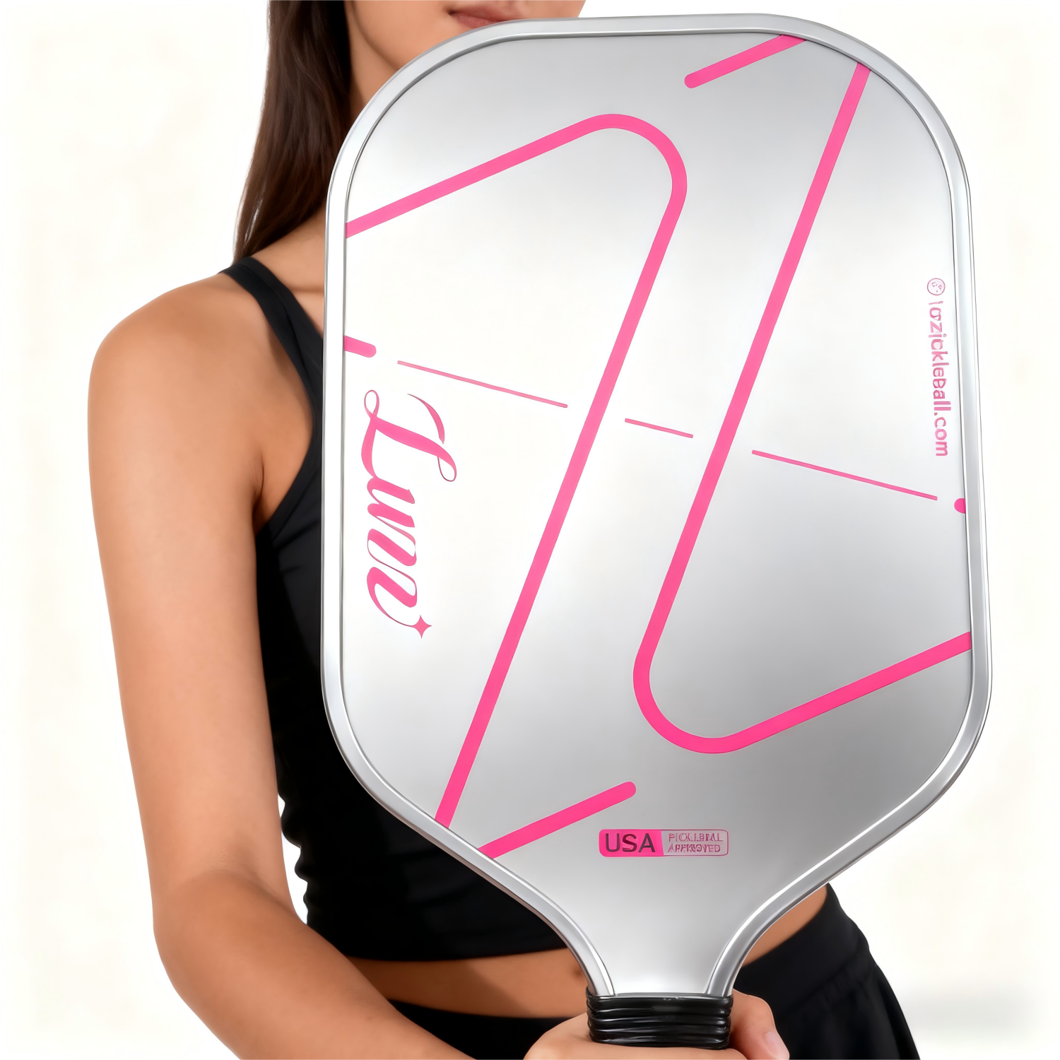 LUZZ Pickleball ZZ Attack Paddle Fully Encased Carbon Fiber T700 Exceptional Spin & Power