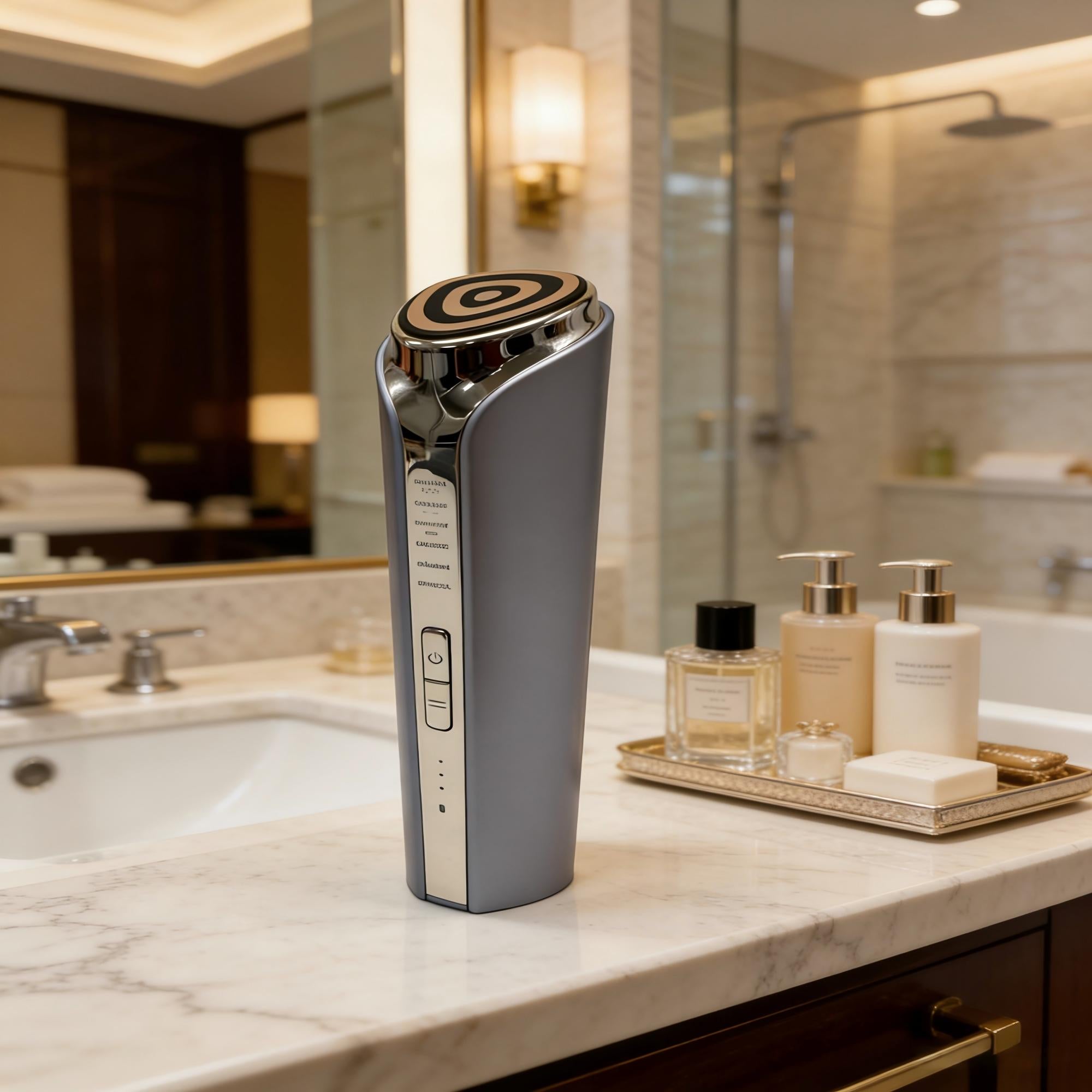 NICEBAY Handy LED Skin Rejuvenation Device, Anti Aging Facial Massager, RF Anti Wrinkles Skin Care Machine