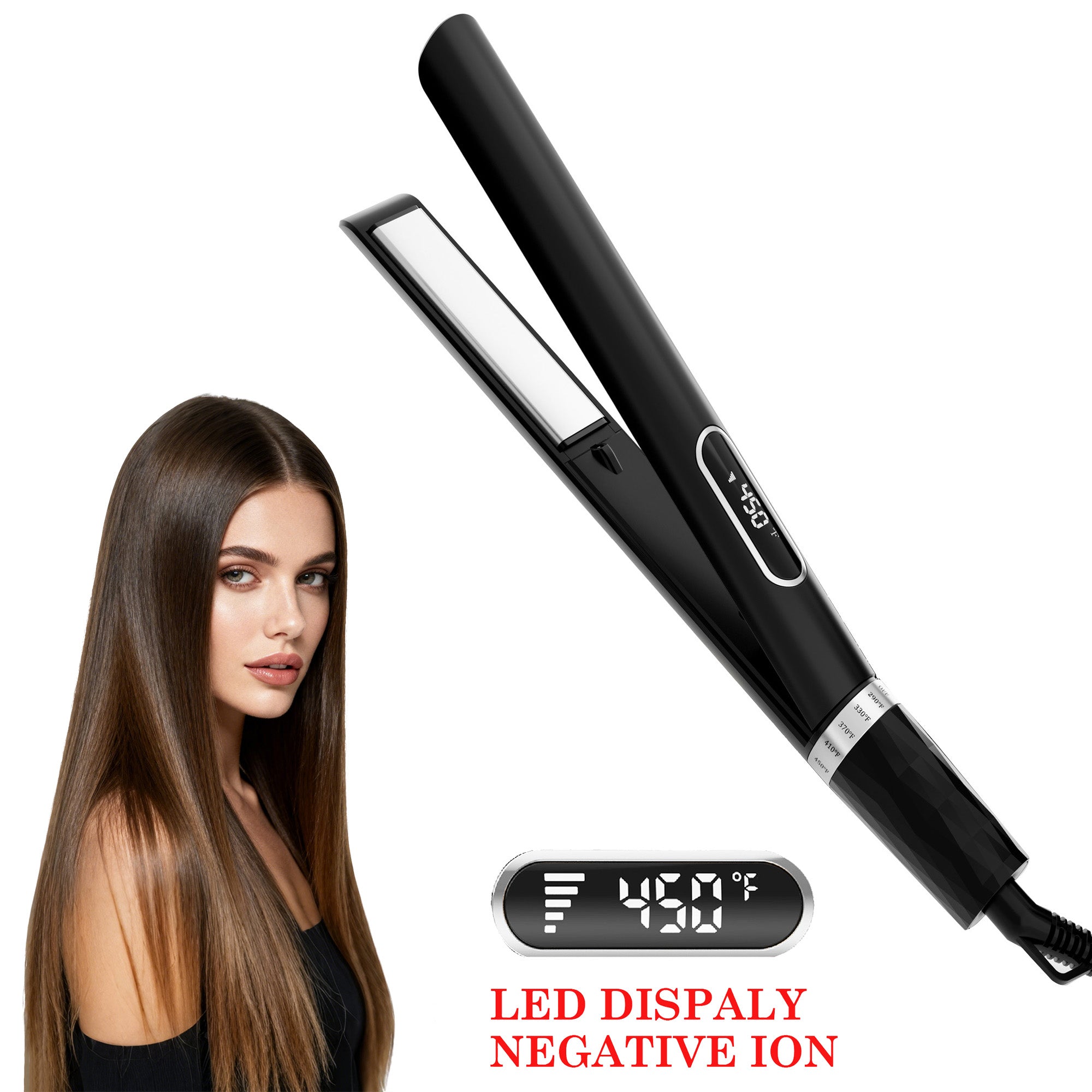 NICEBAY Hair Straightener Flat Iron,  Hair Straightener, 110-240V Global Travel Hair Straighteners for Women