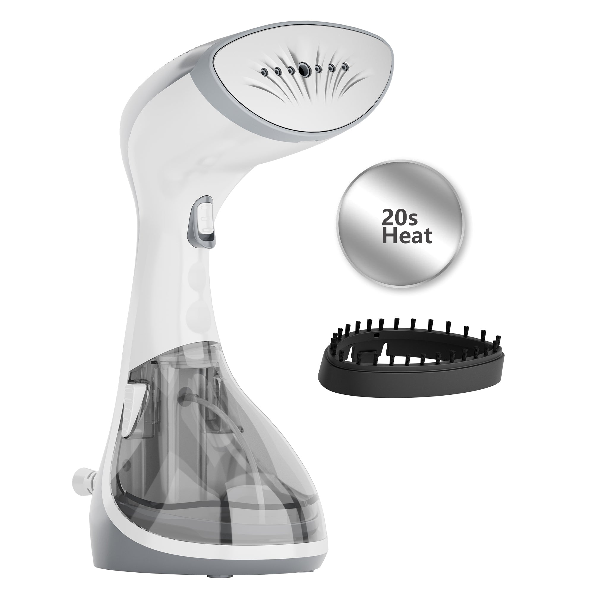 WHALL 1200W Handheld Steam/Dry Iron, Fast Heating Wrinkle Remover, Portable with Brush for Clothes & Travel Use